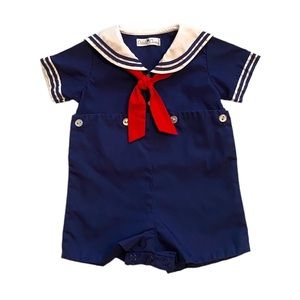 Petit Ami Sailor Outfit Dressy Navy